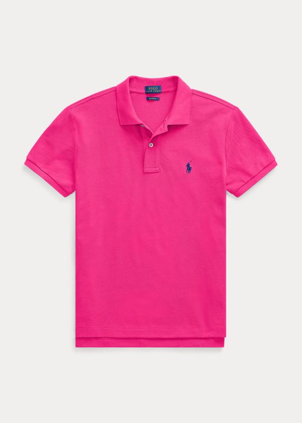 Women's Polo Ralph Lauren Classic Fit Mesh Polo Shirts | 956802MYT